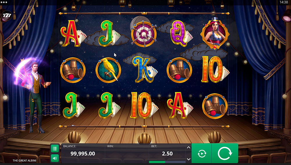 The Great Albini tragamonedas